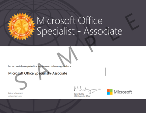 Certificación MOS es la Certificación internacional otorgada por Microsoft que garantiza tus conocimientos en una o varias de sus herramientas.